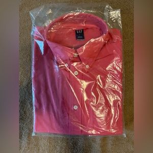 Salmon Coloured GAP Dress Shirt Size L